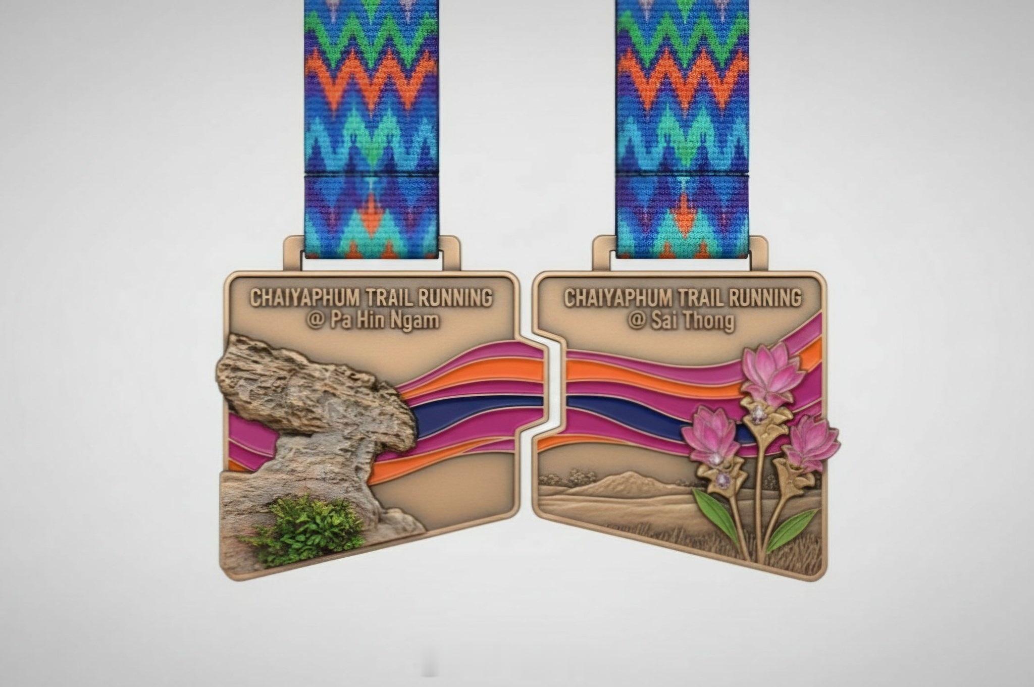 泰国越野跑赛 Chaiyaphum Trail Running 雨季来临前后两场