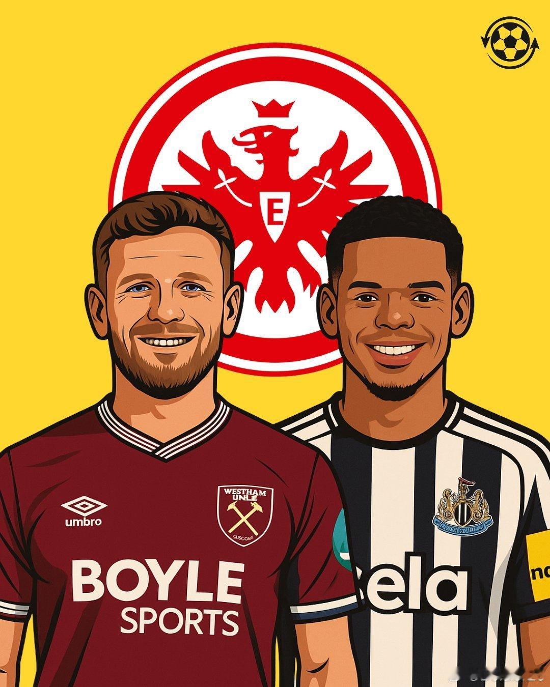 🚨法蘭克福仍有意簽下紐卡斯爾聯的丹麥前鋒威廉·奧蘇拉🇩🇰法蘭克福已對西漢姆