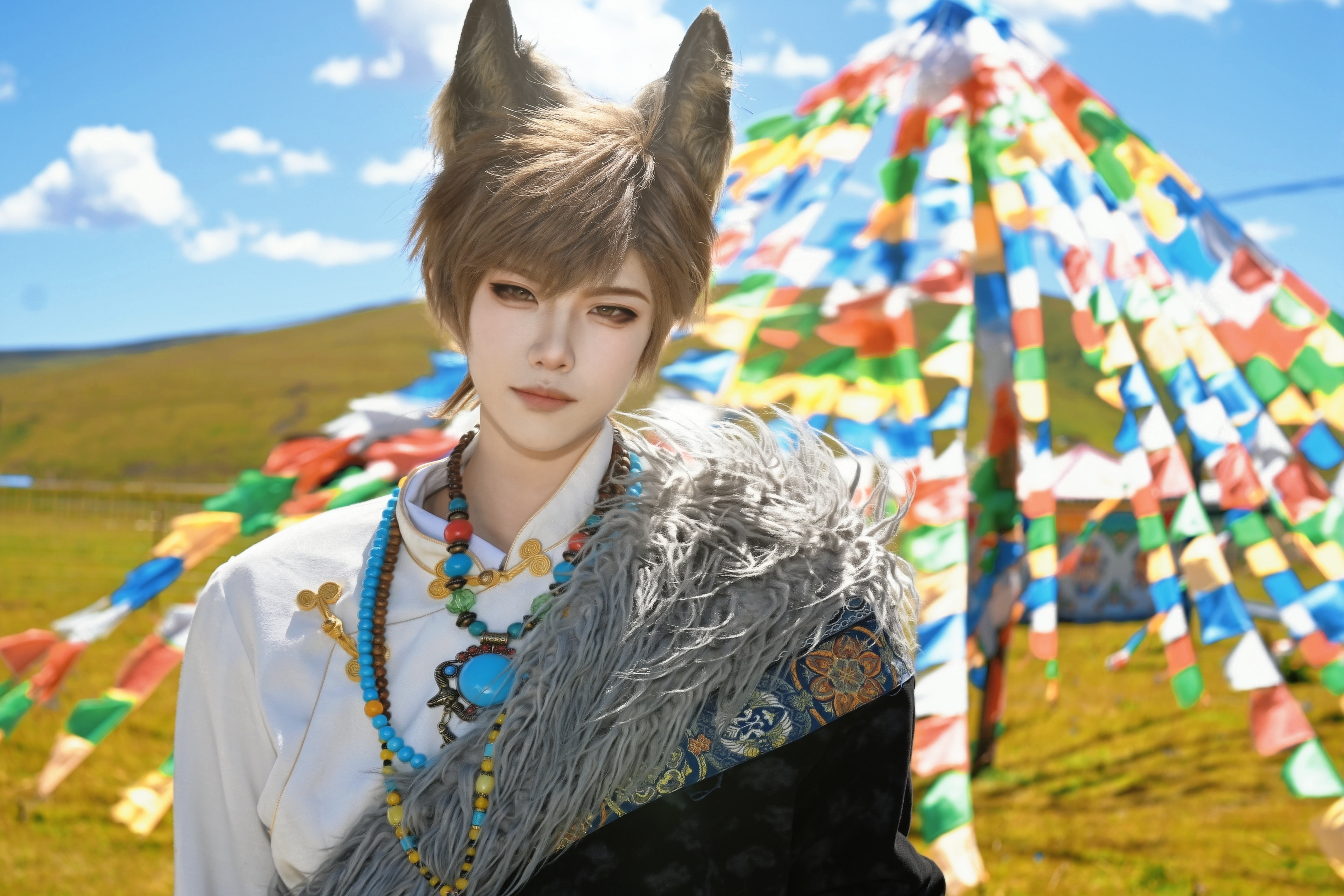 恋与制作人白起  COS｜白起为风停留cos恋与制作人恋与制作人白起