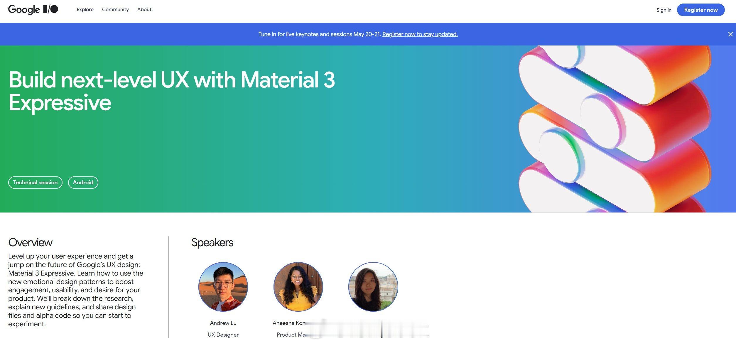 谷歌将于下个月的 I/O 大会上发布新版本的 Material Design，名