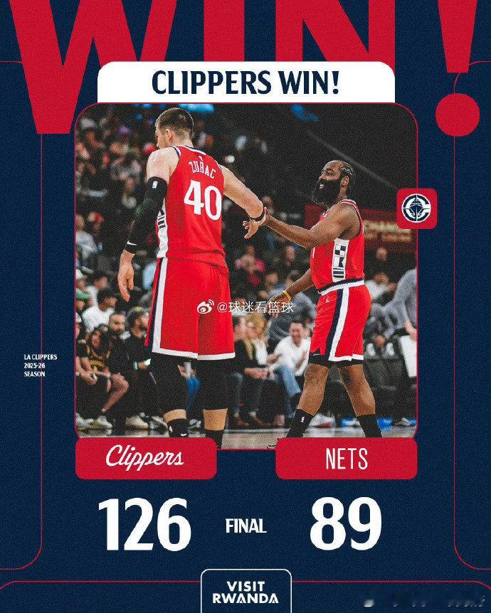 健康的小卡是真强 数据面板杀疯了！伦纳德28分带领快船126-89碾压篮网，连续