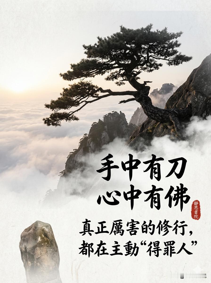 真正厉害的修行，都在主动“得罪人”
　
人到中年，最贵的不是合群，而是你的能量。