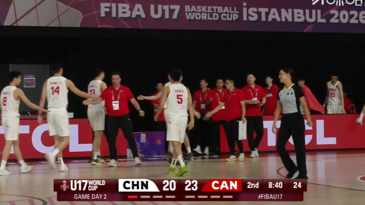 就你叫加拿大！认不认识我们是谁？U17男篮世界杯U17中国男篮vs加拿大