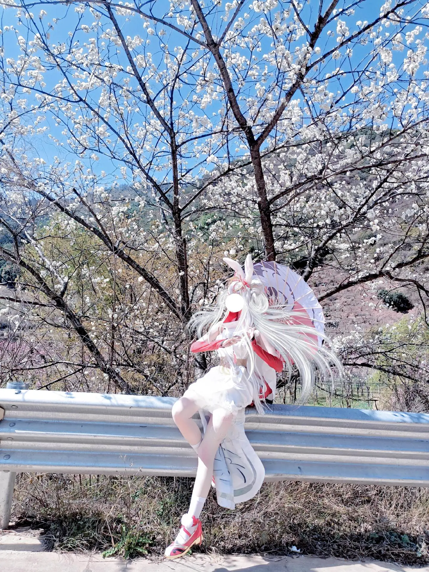 海棠未雨，梨花先雪，一半春休。离，此生不换的你 公孙离祈雪灵祝cos王者荣耀