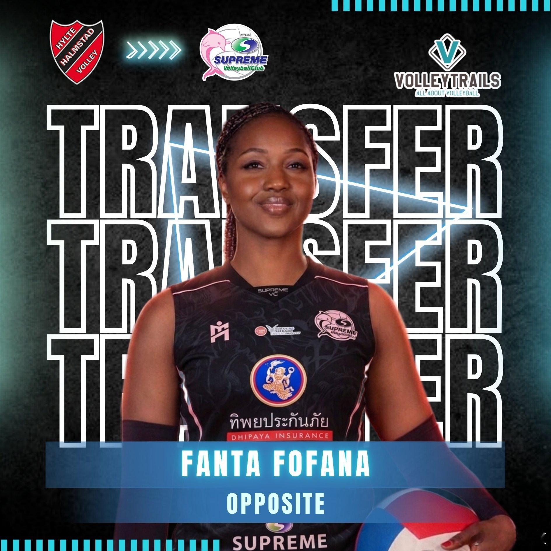 国际排坛动态法国接应方塔·福法纳已正式加盟🇹🇭 春武里至尊），将随队出战女排