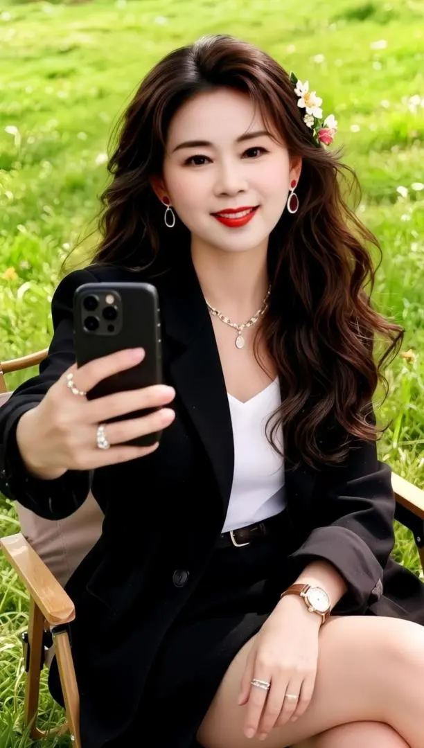 AI草地自拍风 随变ai随便玩