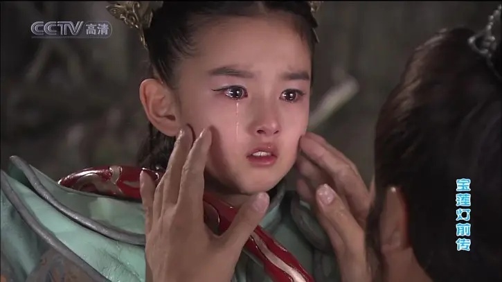 2009年，10岁宋祖儿，在《宝莲灯前传》饰演哪吒剧照。当时她还是一位小童星，有