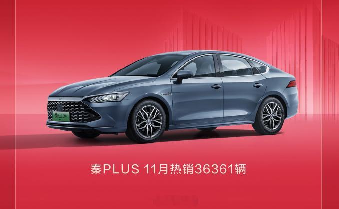 秦PLUS提前锁定年度家轿销冠，月销超3.6万辆一锤定音！ 比亚迪真的猛啊！秦P