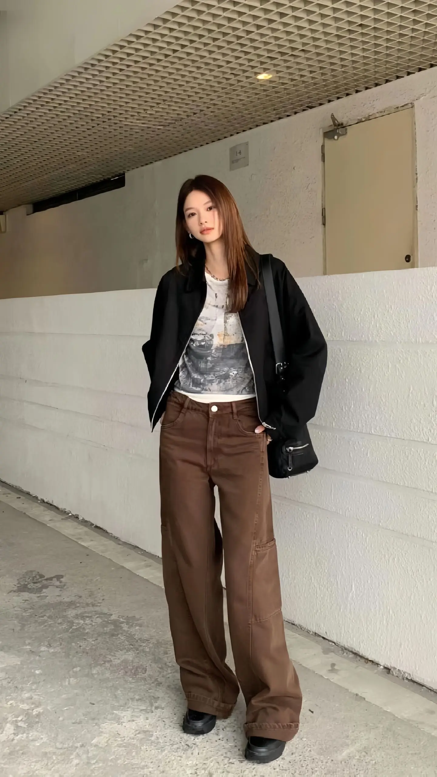 又酷又飒的早秋ootd.