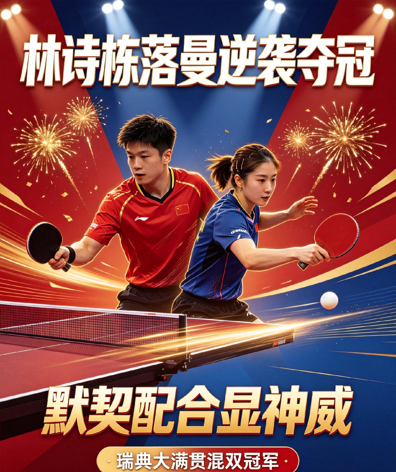 林诗栋/蒯曼逆袭夺冠，默契配合显神威：这不是简单赢一场，而是国乒混双打出了大赛底