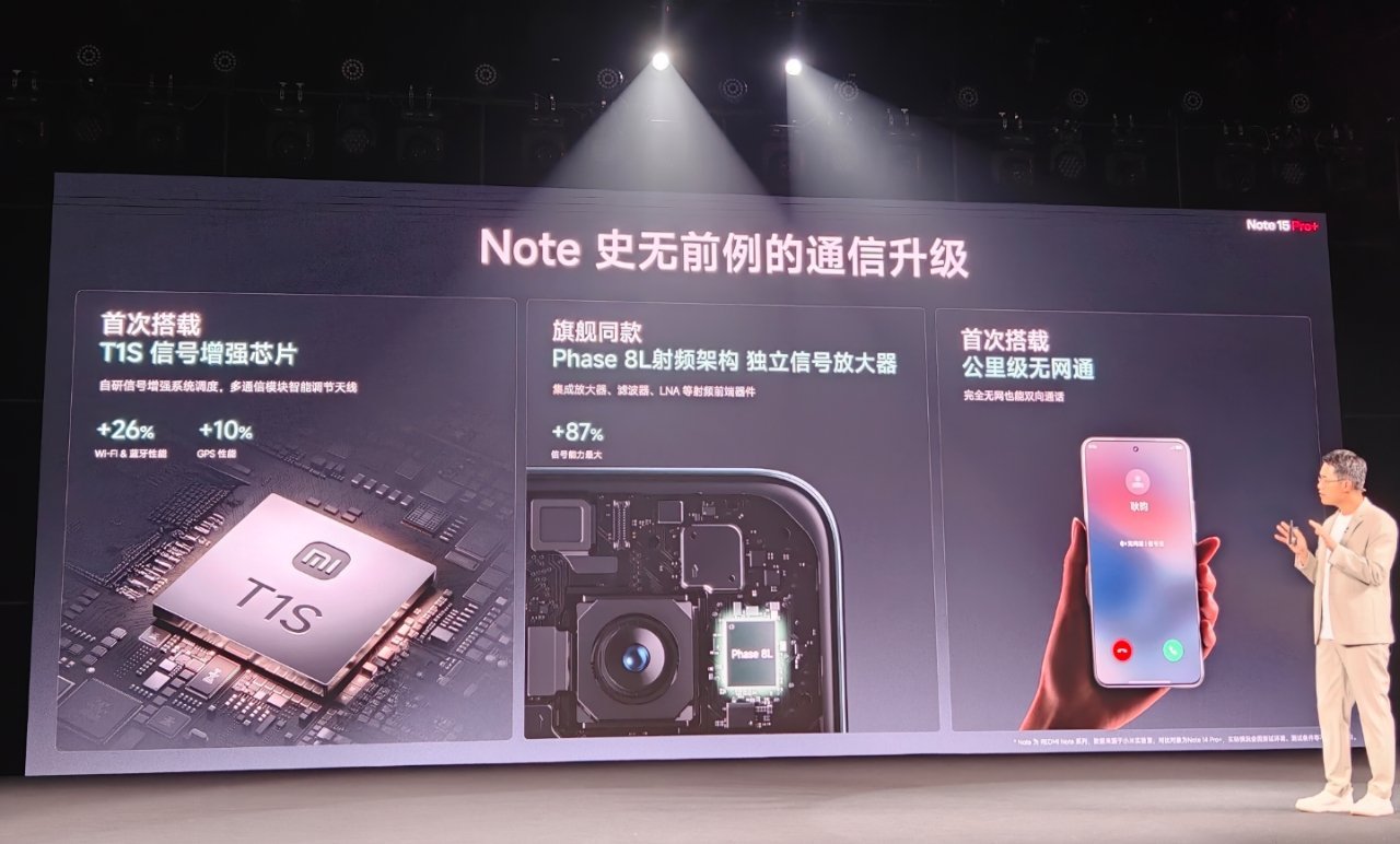 红米Note15发布会 通信是手机的基础能力，Note 15 Pro+上做了RE