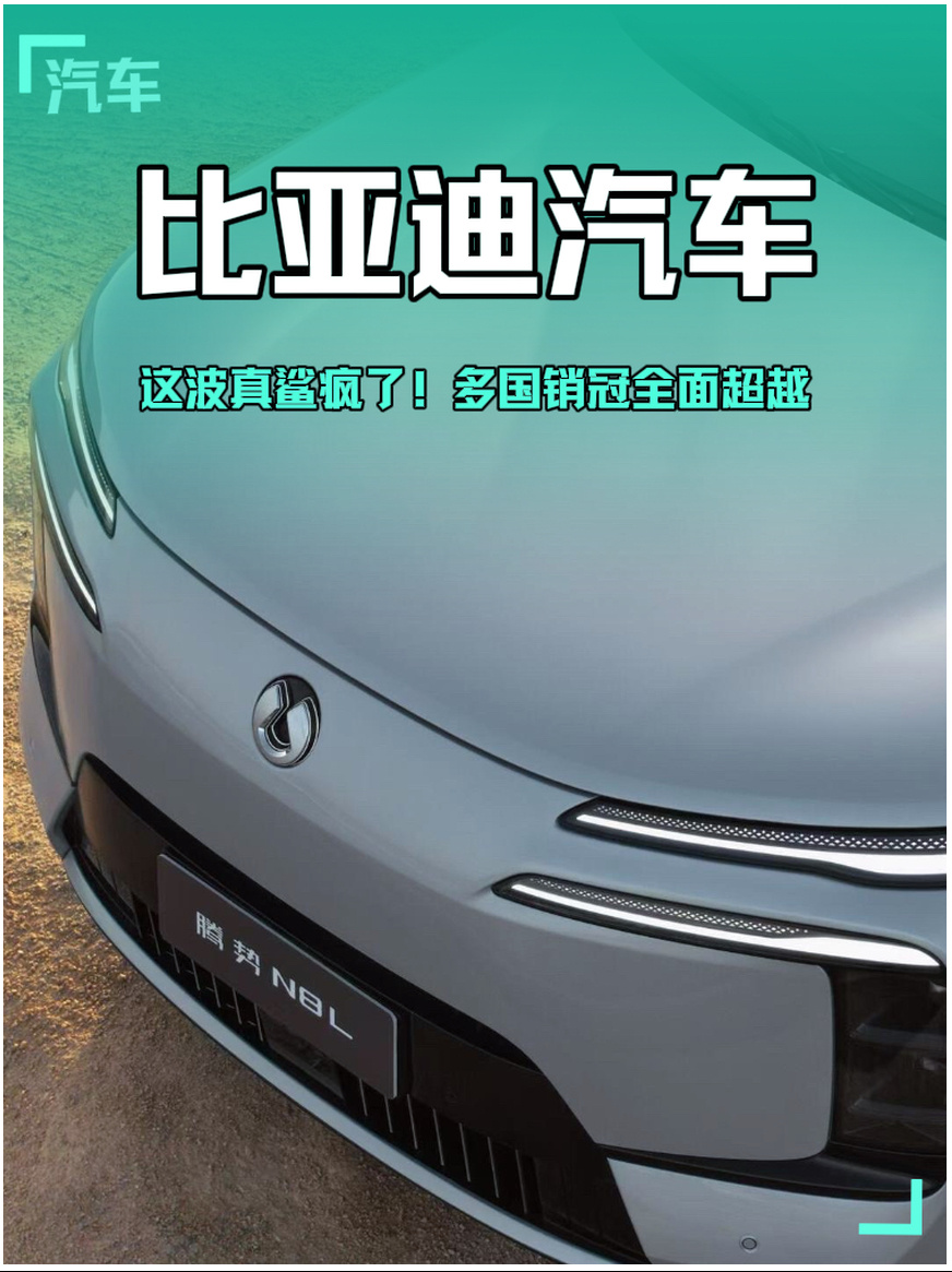11月海外战绩炸了！比亚迪乘用车出口暴涨超300%，单月就干了12.8万台！不到