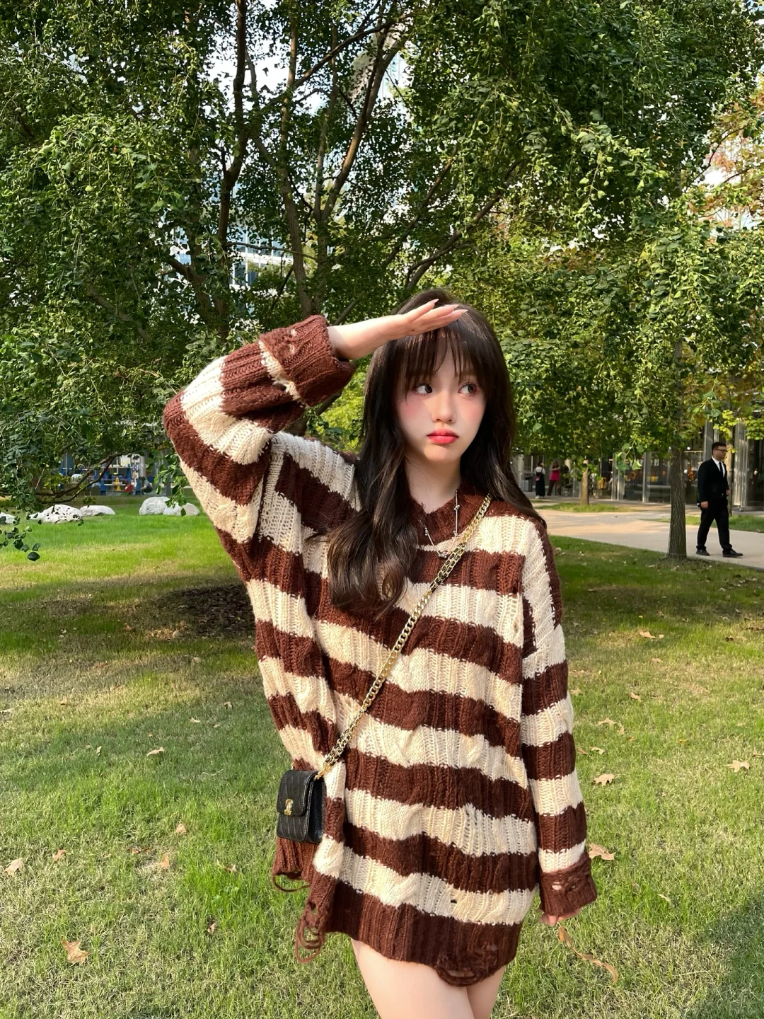 微胖穿搭 130斤:）谁懂！属于秋天的颜色🍂