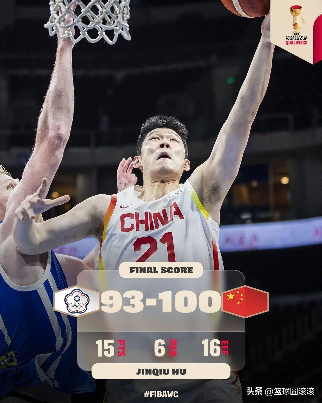 撕碎马尼拉阴霾！中国男篮100-93逆转中国台北，这才是我们要的血性！
 
还记