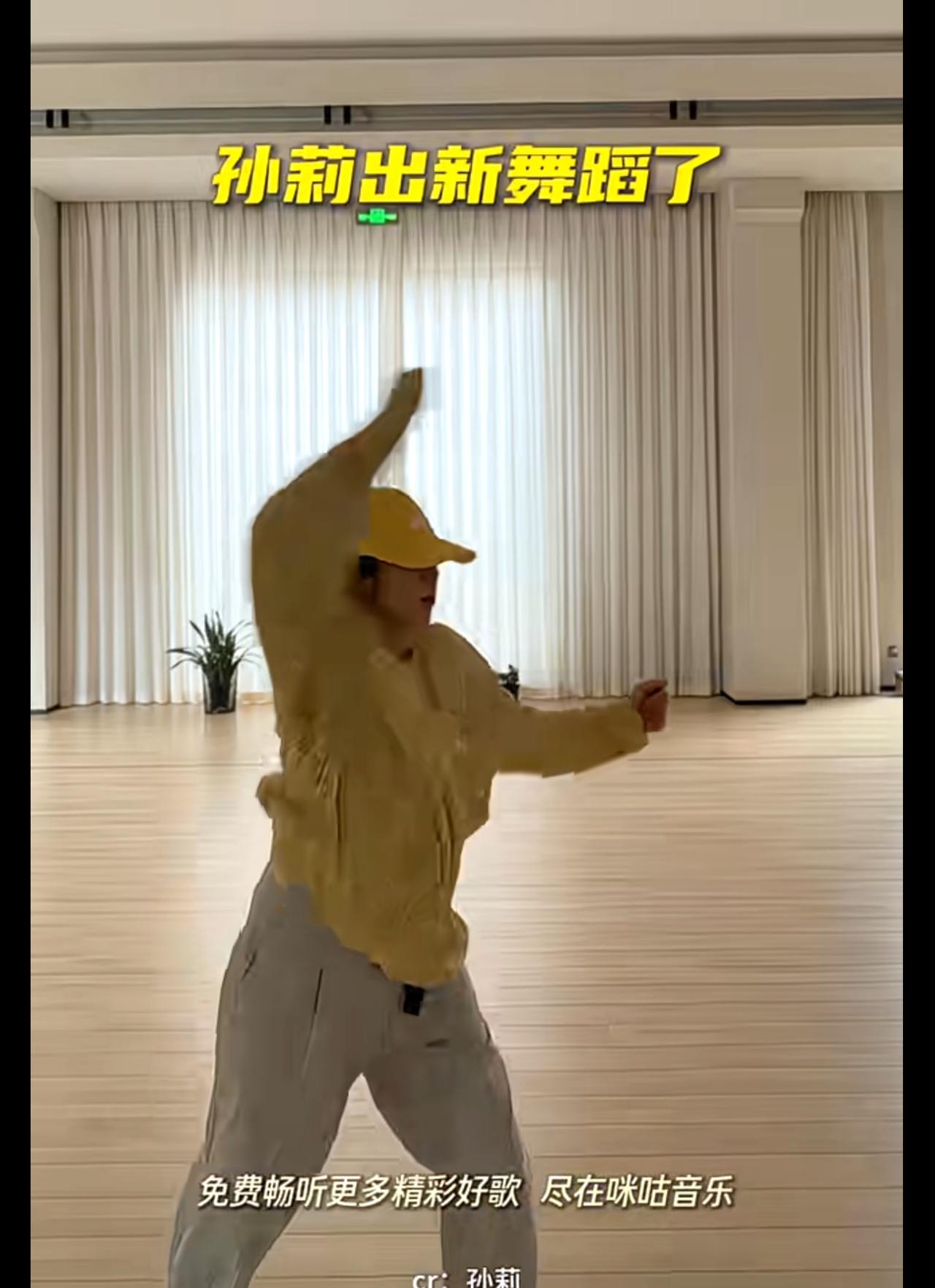 孙莉又出新舞蹈了，和之前一惊一乍的舞蹈还是一样的效果，这谁看到了不笑喷，就是够能
