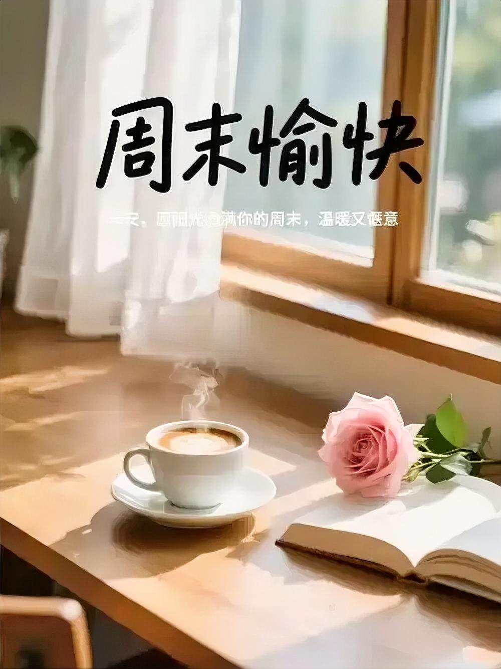 周末窗前小确幸，花香茶暖书页间，偷得浮生半日闲，静享此刻不被打扰的惬意时光。
今