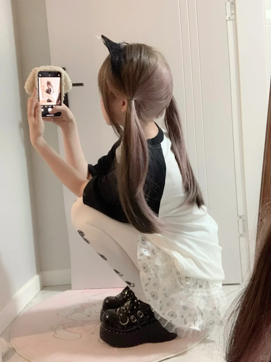 这个双马尾好萌！