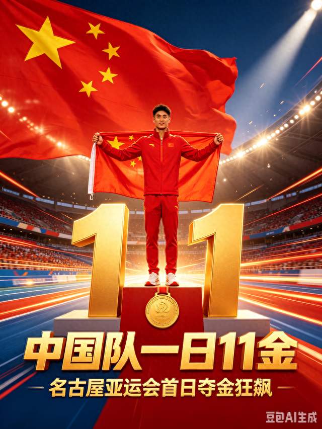 狂揽11金！名古屋亚运会首日，中国队上演夺金狂飙
