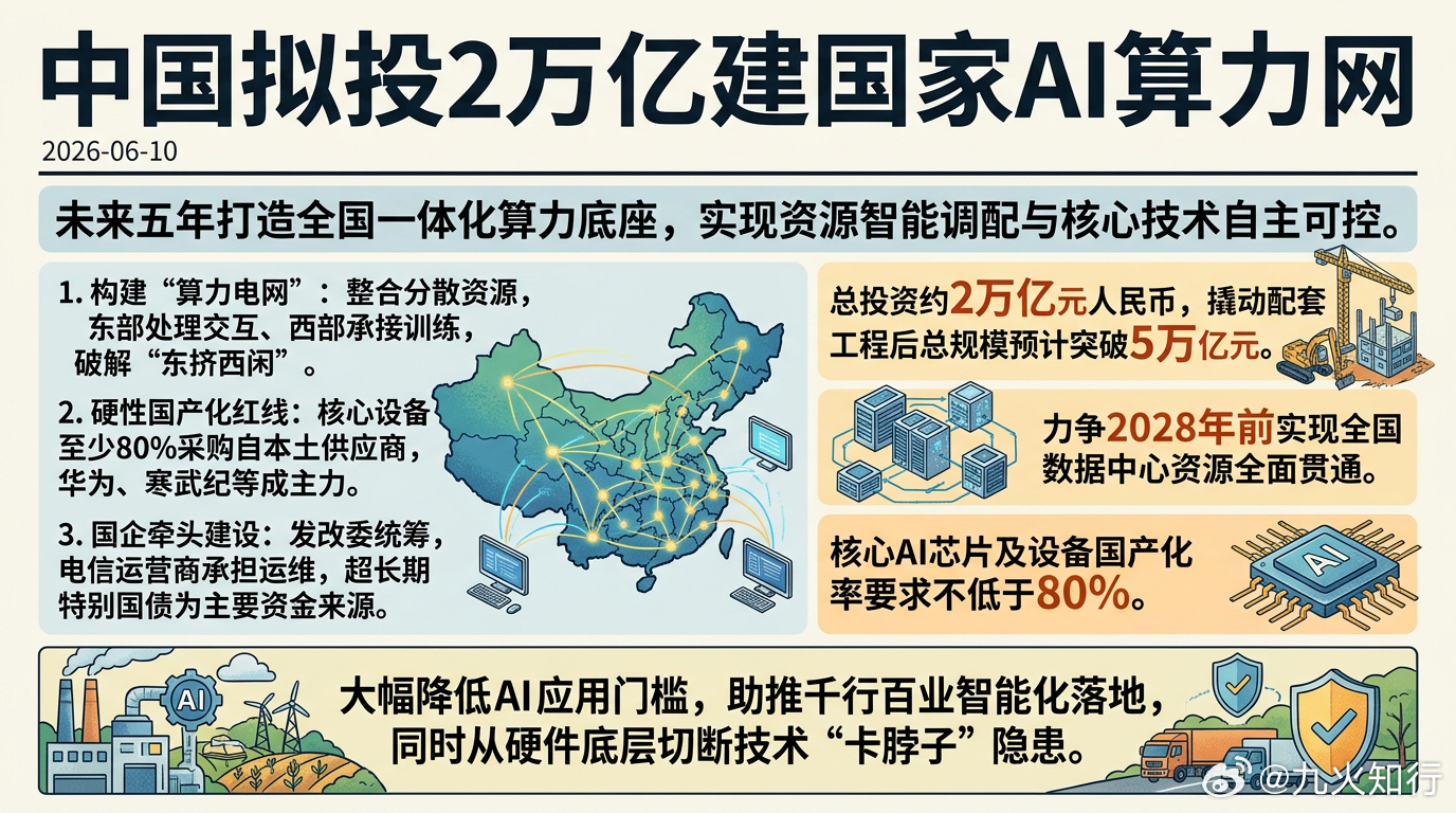 中国准备斥资2万亿用于全国AI建设这种大事似乎总是外媒先发现的，然后以据说，知情