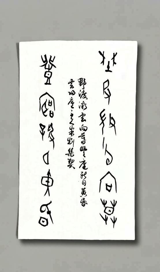 米刚甲骨文作品