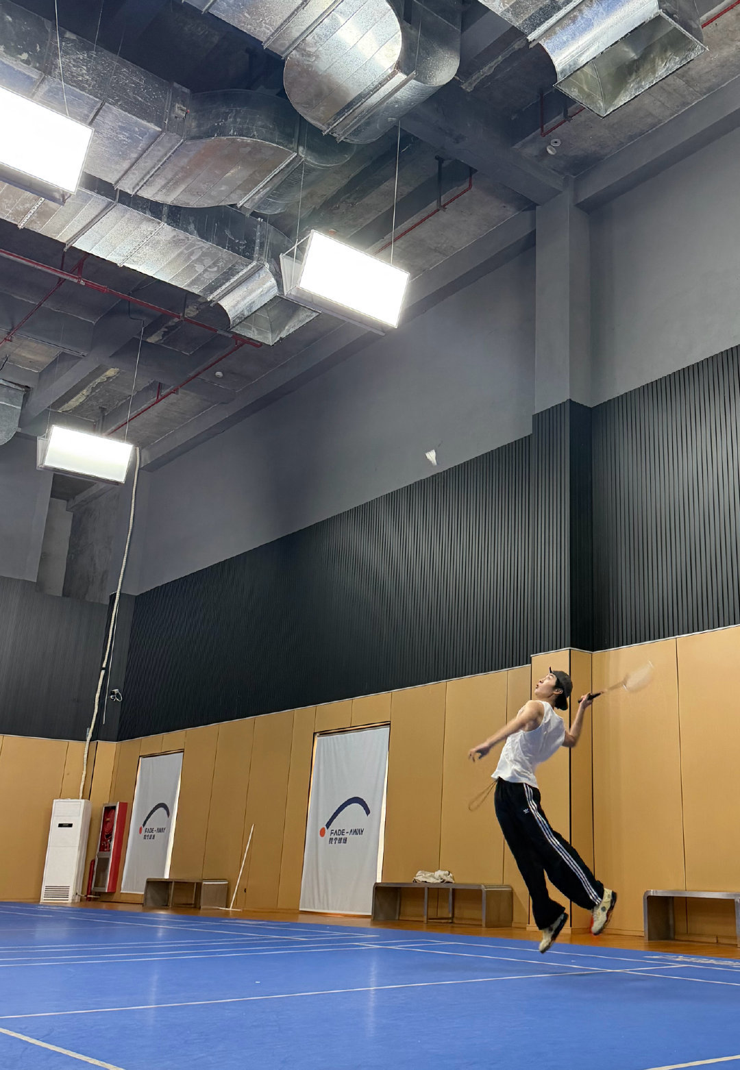 等娱乐圈爱上羽毛球之张翅已经爱上，翅翅一起看亚锦赛吗？