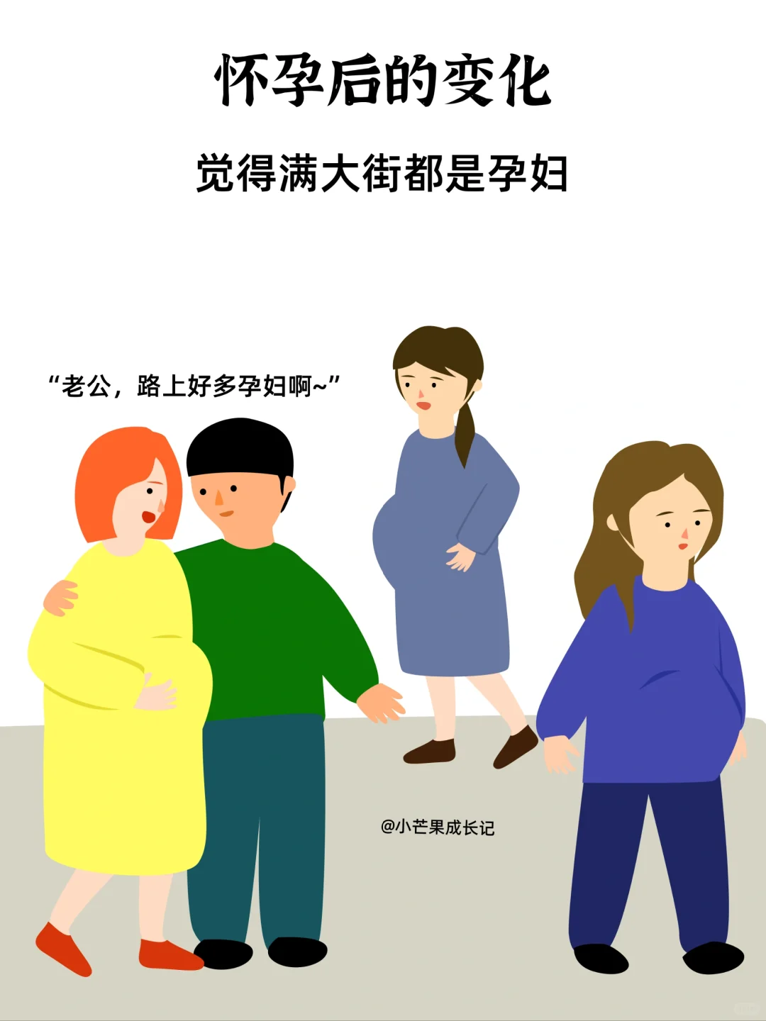 怀孕后的那些变化…