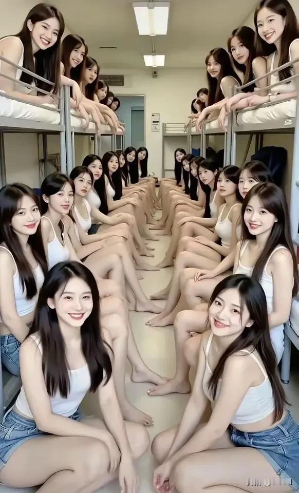 这哪是女生宿舍，简直是模特考试现场～🤩🤩🤩