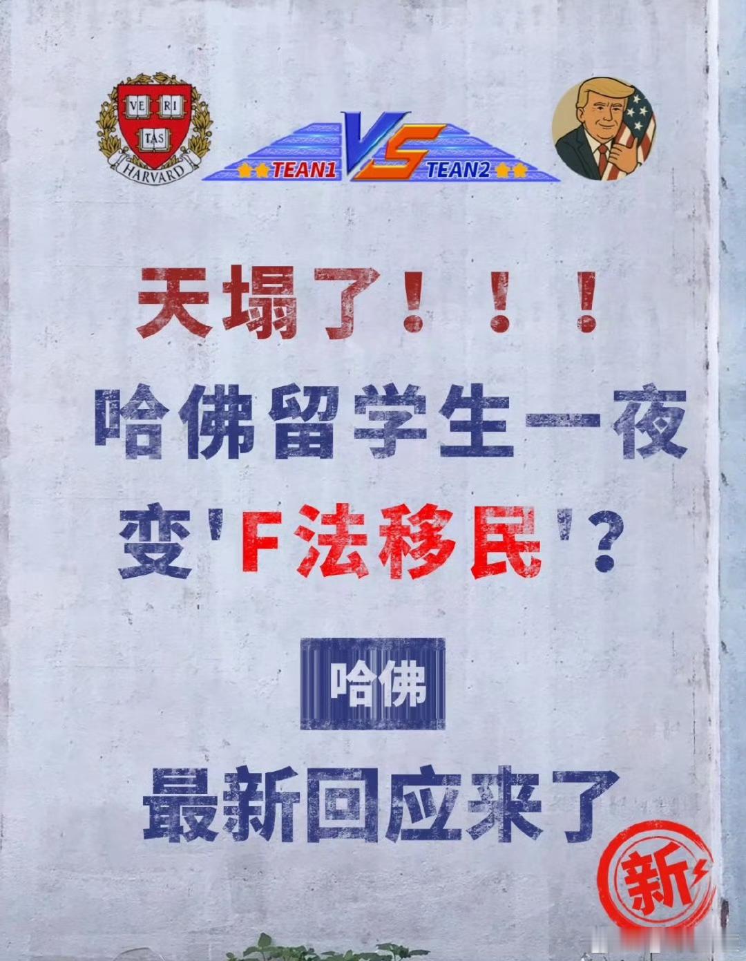 哈佛留学生上演大逃亡川普的脑回路确实是不一样！ ​​​