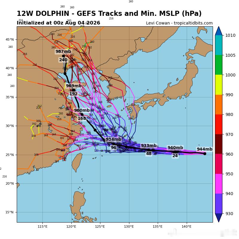 台风白海豚 今天白海豚再次加强为超强台风级，云图又看到了圆润的眼区。未来穿过琉球