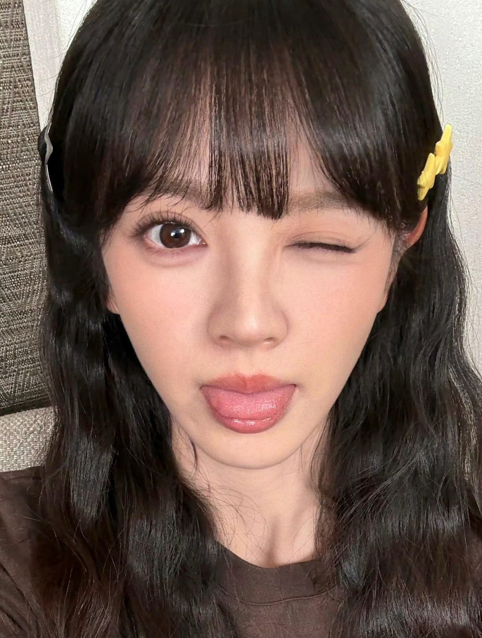 田曦薇张大嘴巴也要吃了吗
