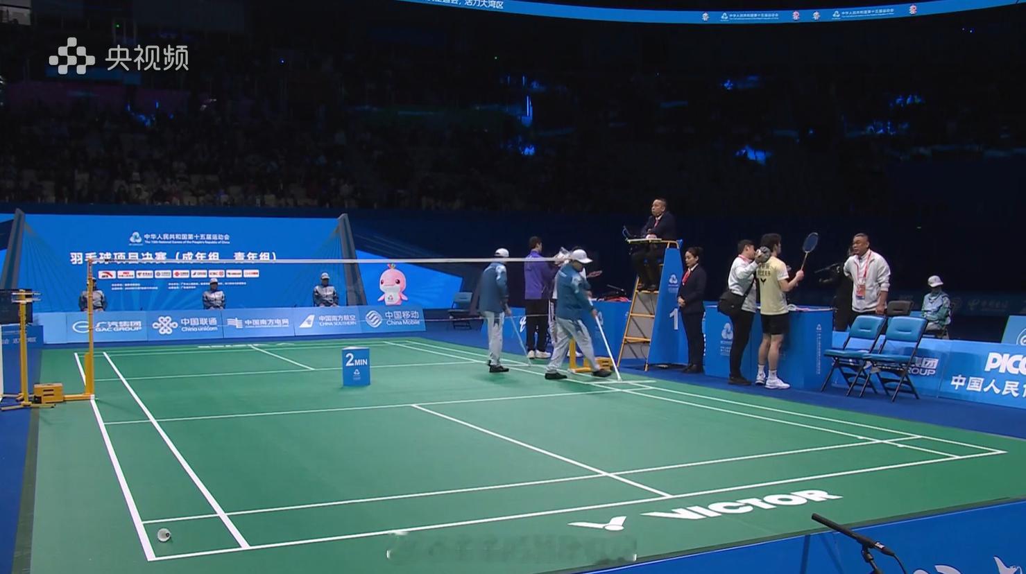 男单 决赛 第4场翁泓阳（福建）21-10 朱轩辰（湖北）