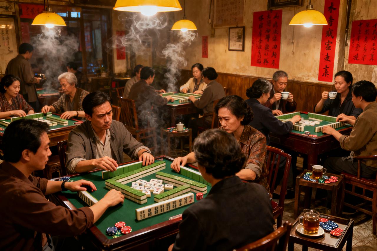 十堰市的麻将馆开疯了！
 
如今在十堰逛街（GAI），你会发现一个神奇现象：
麻