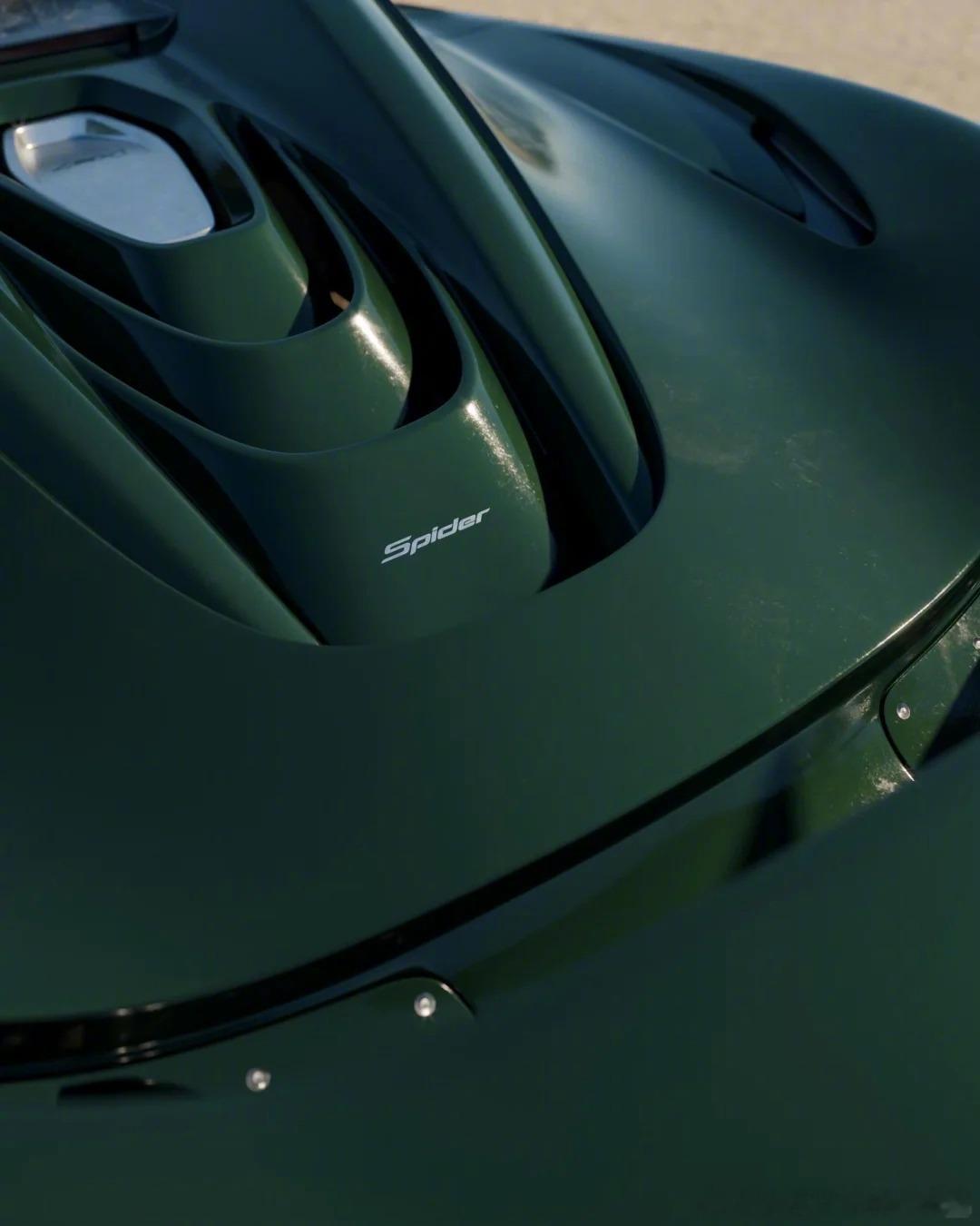 British Racing Green McLaren P1 Spider，英