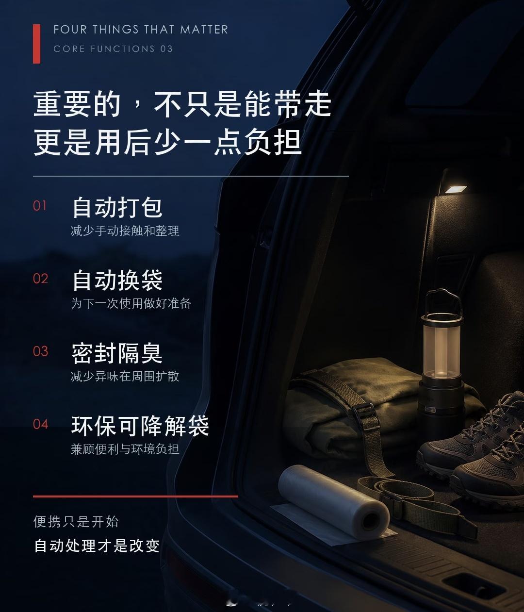 能自动打包的车载马桶🚽，以后新能源汽车会不会标配 ​​​