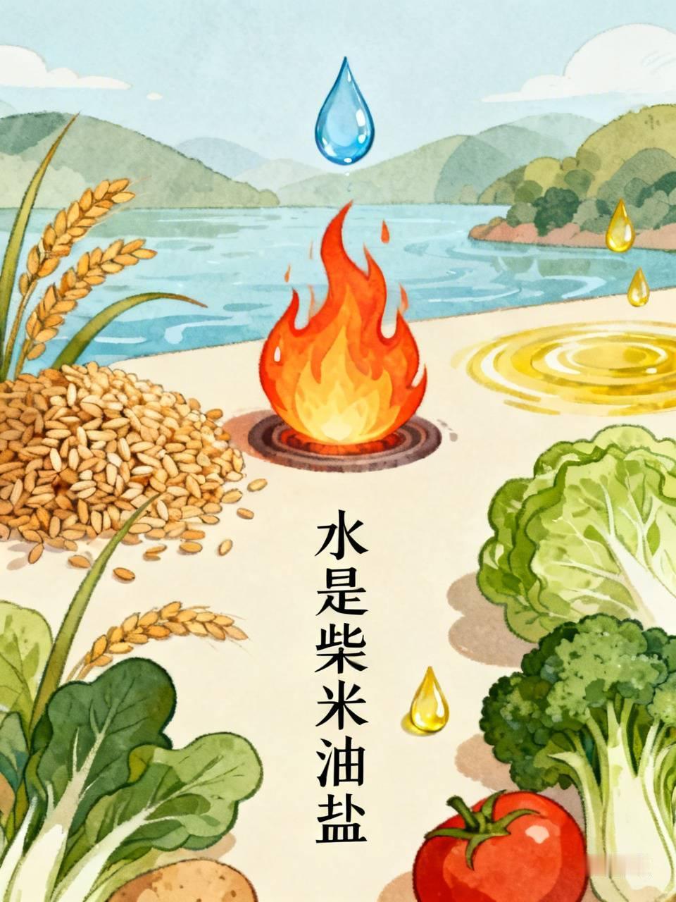 电是万家灯火，水是什么水是柴米油盐