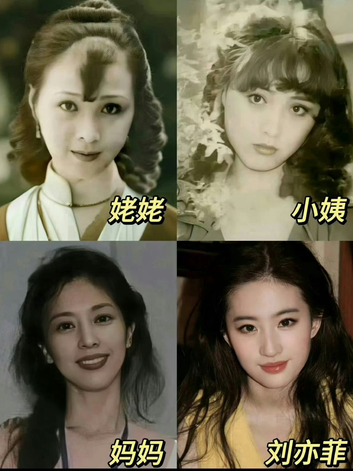 刘亦菲爷爷奶奶爸爸妈妈都有百科 天呐，刘亦菲一家不仅颜值高，而且个个都很优秀呀！