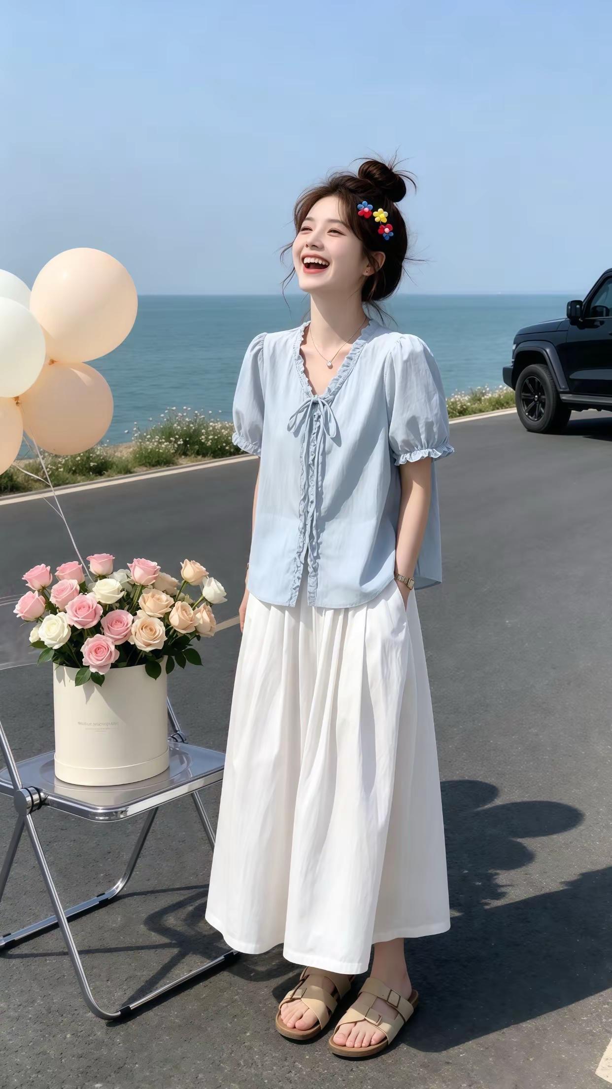 夏季穿搭少女感夏日ootd 一眼心动的夏季穿搭 夏日氛围感穿搭 少女感夏日oot