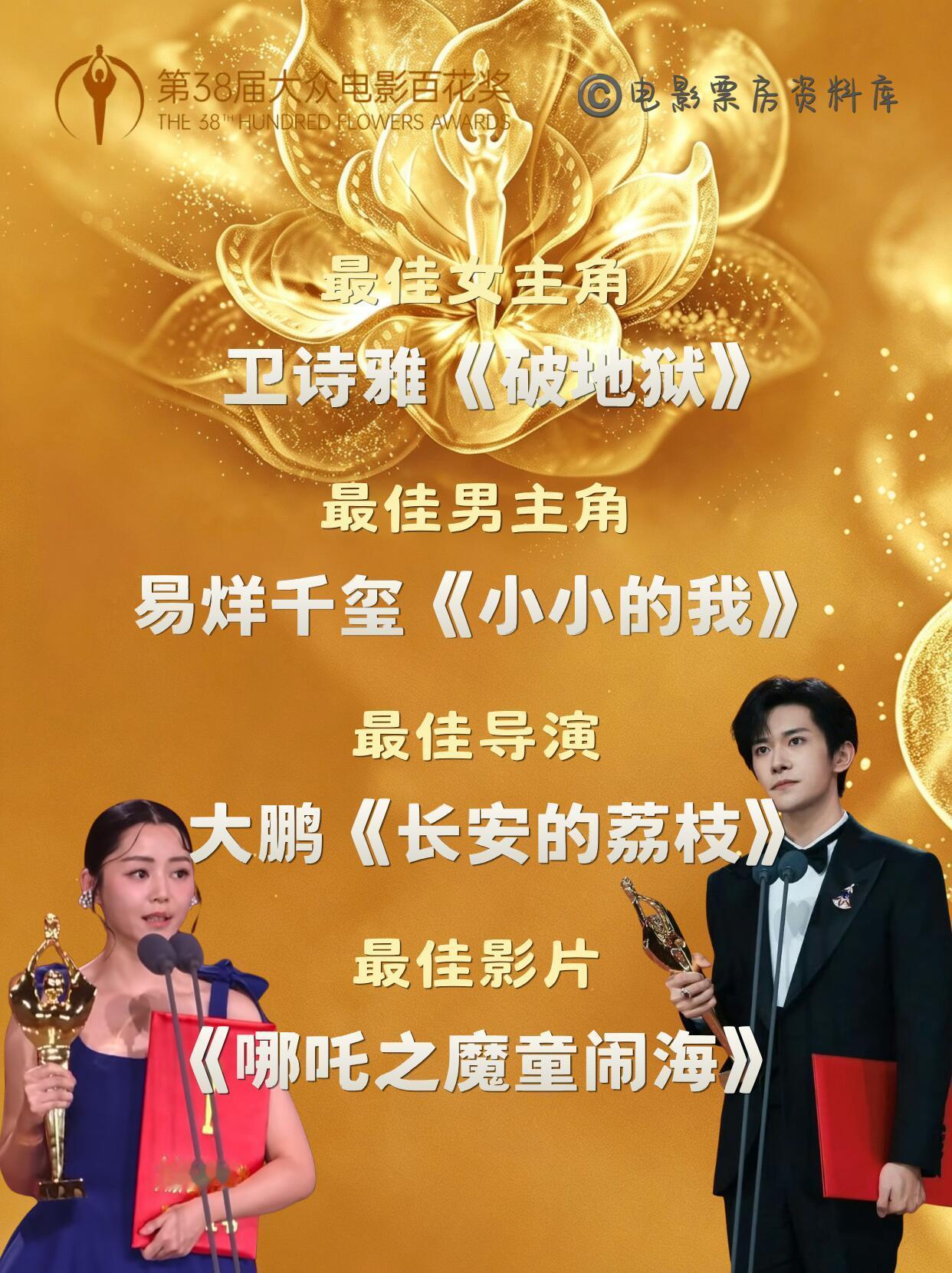 8月10日晚，第38届大众电影百花奖颁奖典礼在北京国家速滑馆“冰丝带”盛大举行 