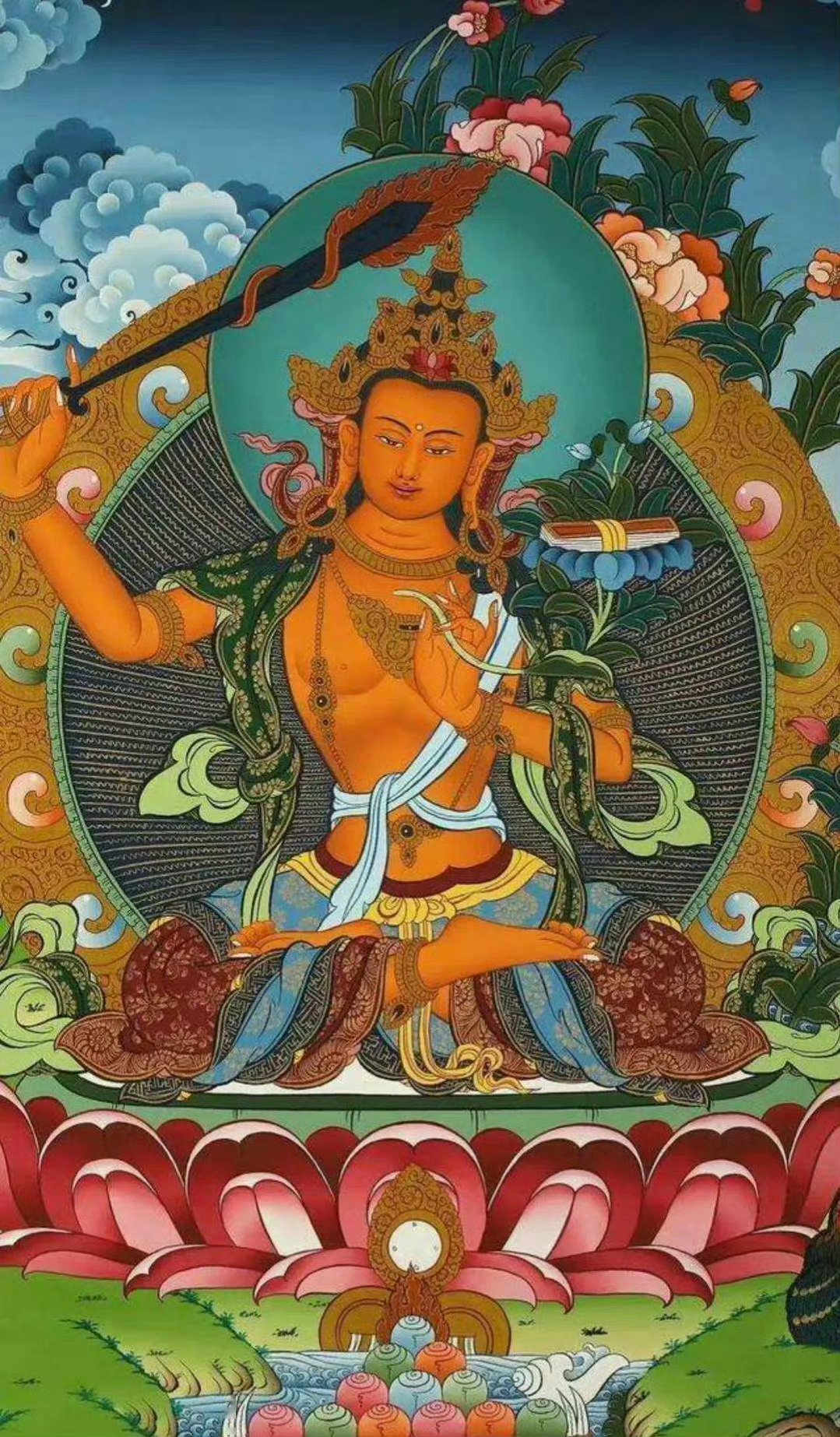 刷到文殊菩萨不要无视，许许愿真的很灵验