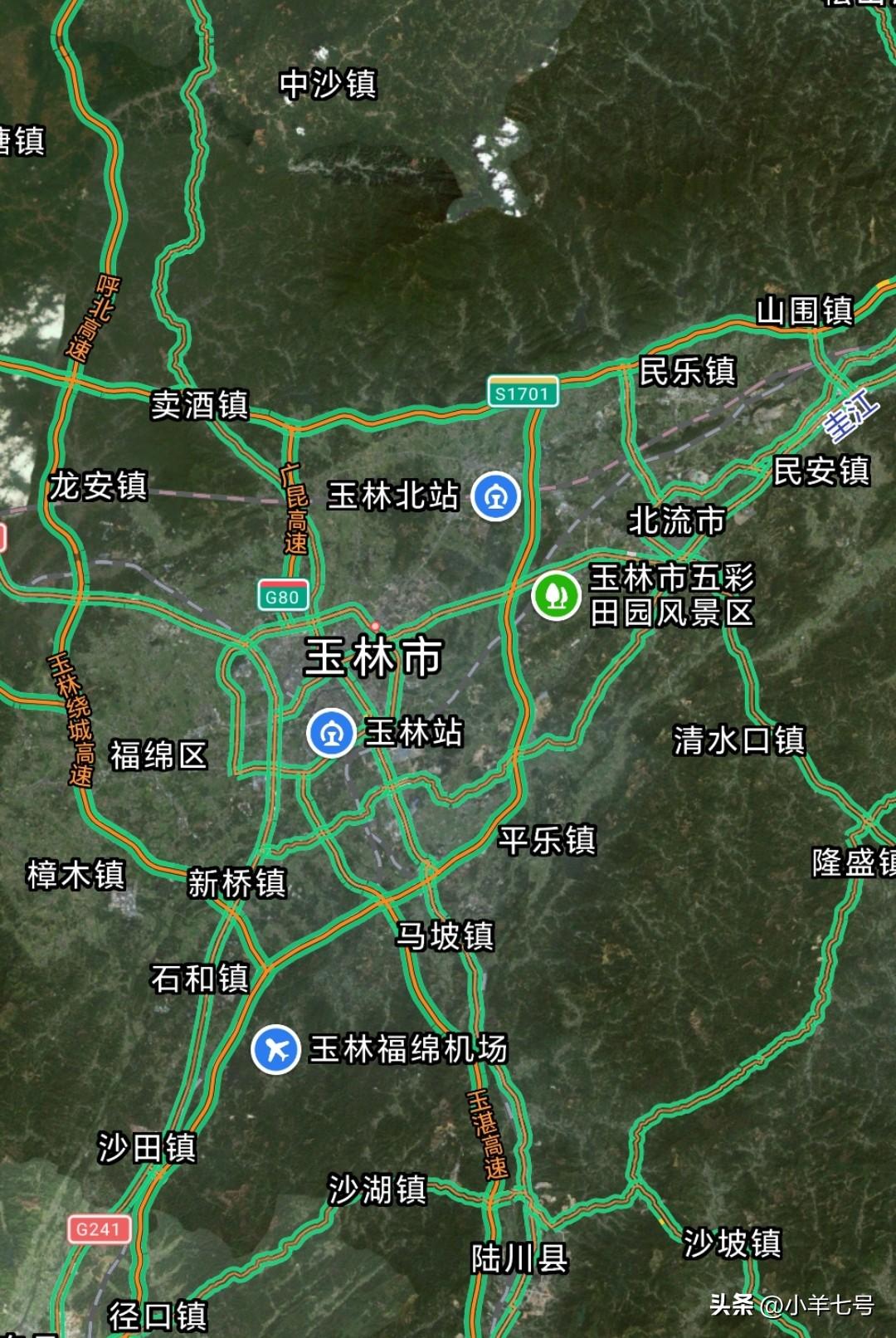 玉林要想成为广西的一座大城市，要走的路还远着呢！
首先看人口，虽然是广西的第二大