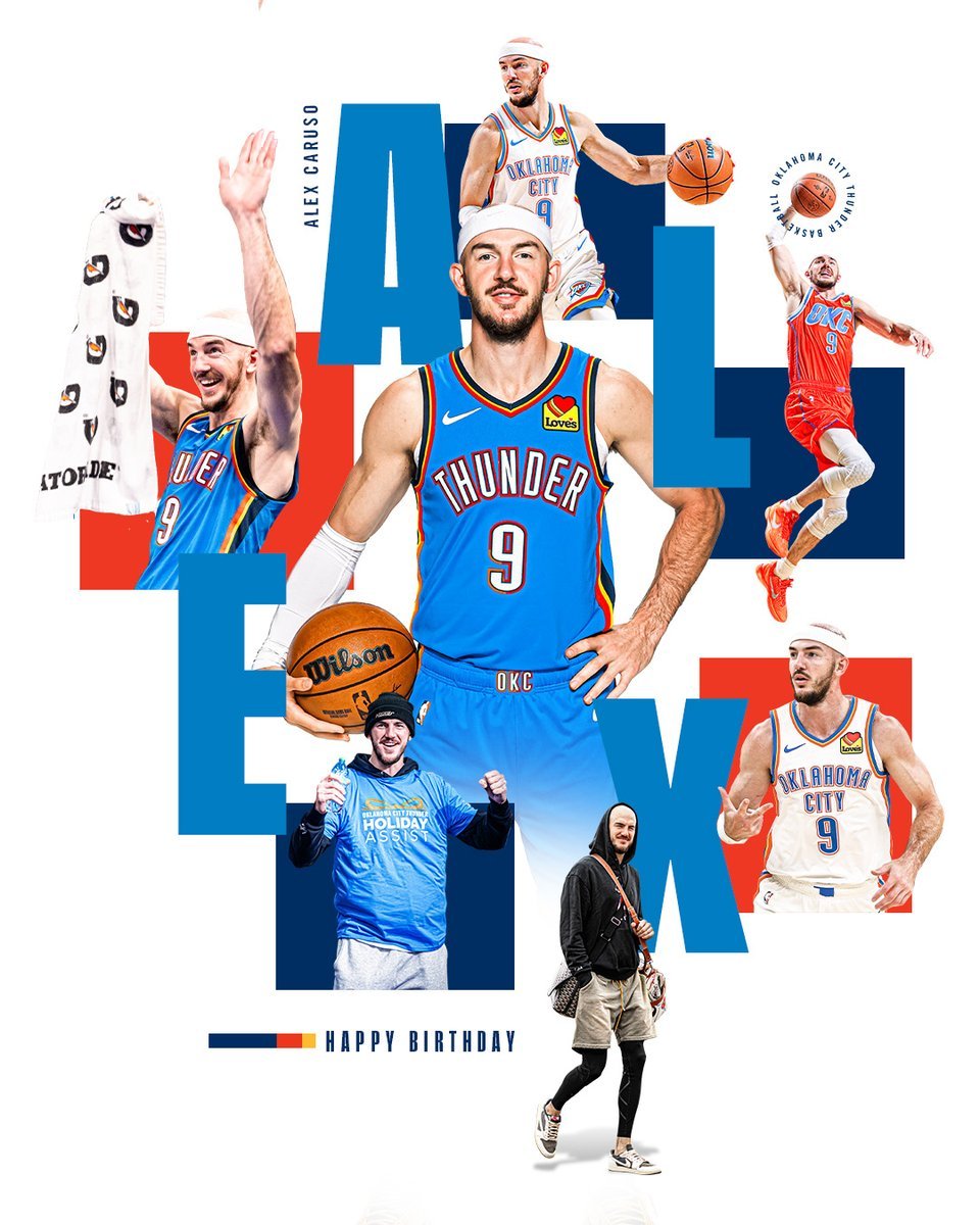 雷霆官方祝卡鲁索32岁生日快乐！雷霆战胜掘金掘金vs雷霆雷霆