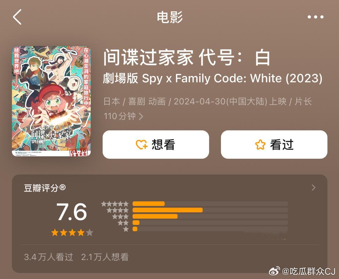 假期第三天了，除了《维和防暴队》还不敢开分外，五一档电影豆瓣分都出来了，按分数排