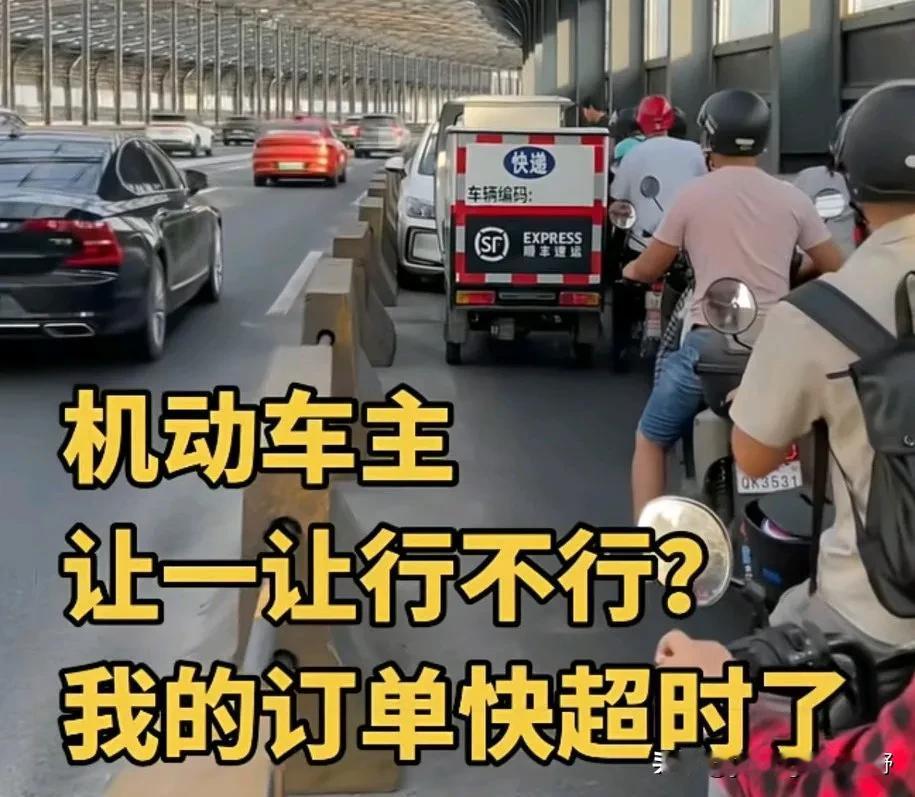在广州，为所欲为的车辆除开电鸡，大概就是网约车了。比如最近在番禺的洛溪大桥上，网