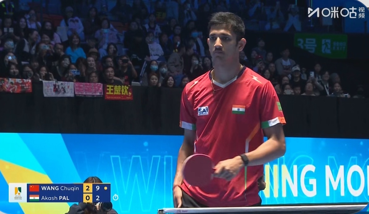 2026海口亚洲杯男子组R1王楚钦3-0阿喀什（11-3 11-9 11-5） 