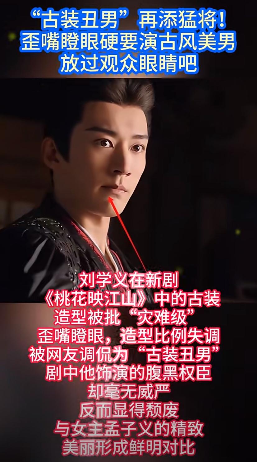 天呐，这么精 致的脸，竟然有人说他丑！什么眼光啊！若不是看了《桃花映江山》，都不
