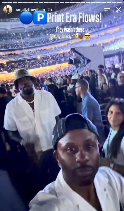 米切尔、詹姆斯、派姐和哈登姐姐都出现在了Jay z的演唱会现场 