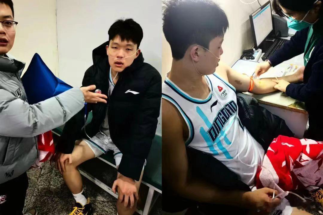 青岛公布杨瀚森伤病报告，杨瀚森电解质失调。简单来说，没啥大毛病，孩子就是累着了。