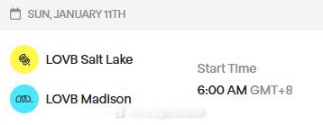 龚翔宇 的美国女排联赛首秀时间有修正，改为了11日周日晨6点（北京时间），我在企
