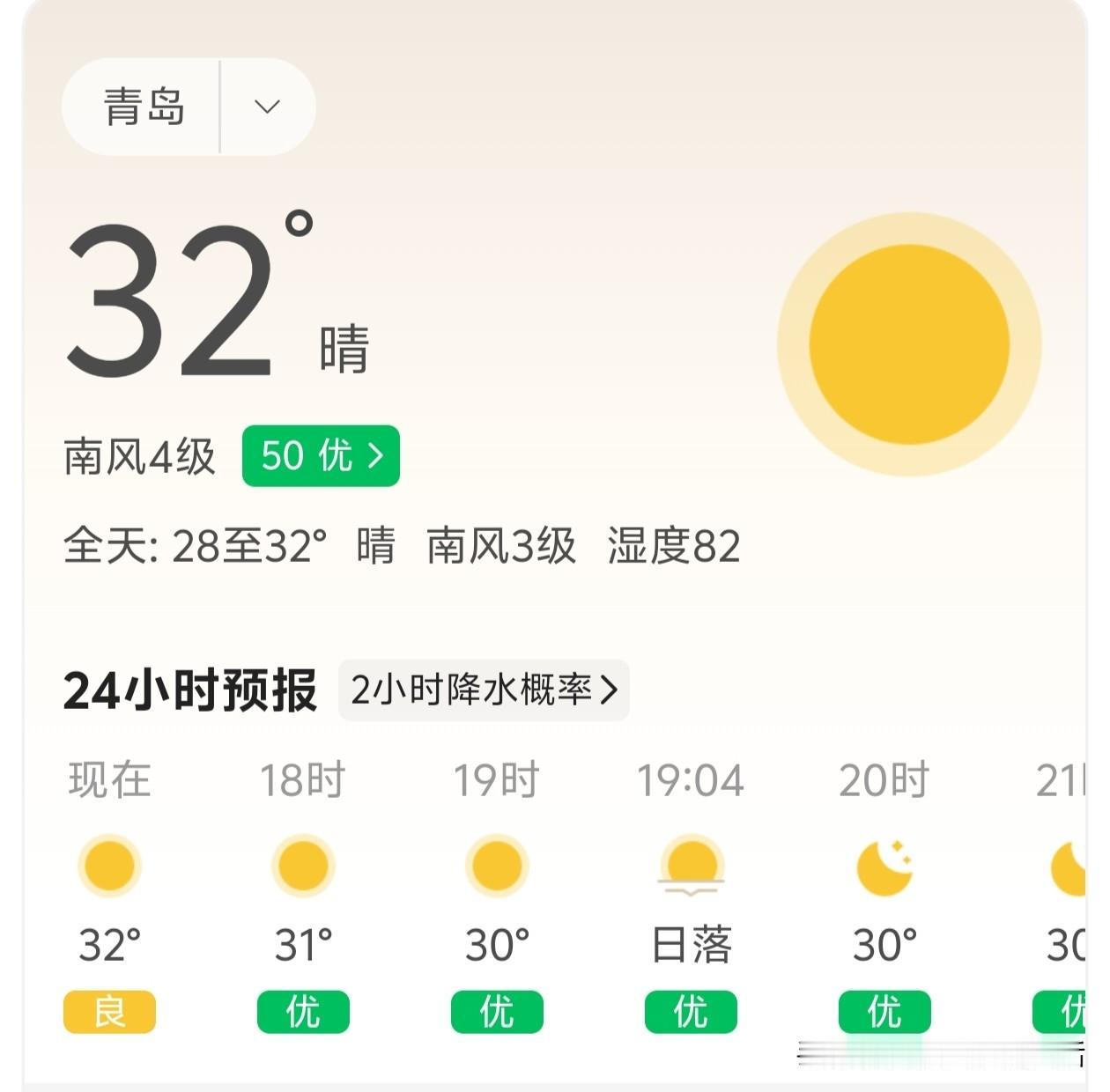 高温天坚持柔力球，天天免费蒸桑拿
 
今天青岛气温高达32度，闷热得不行，我下午