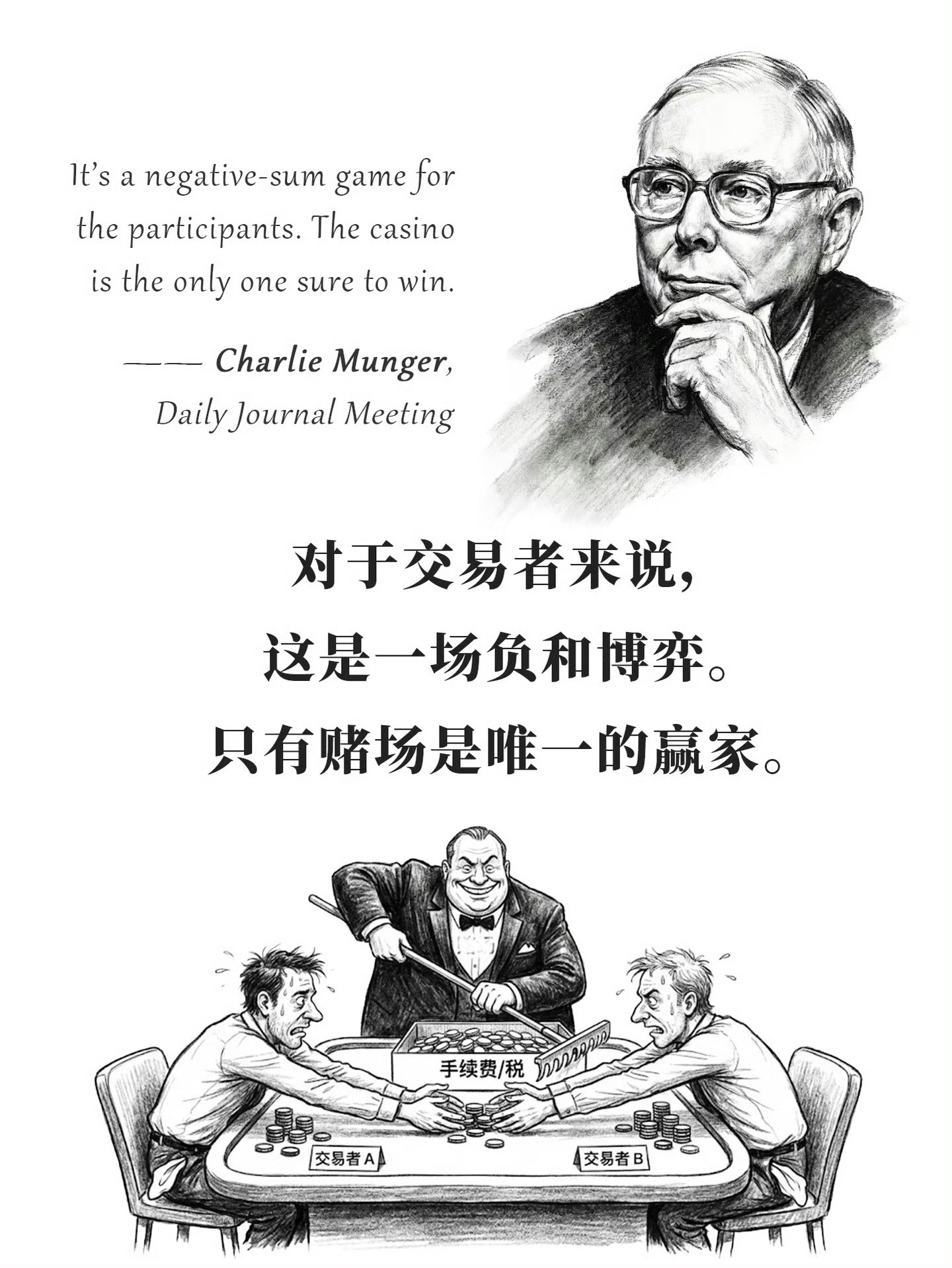 亏损的，你不卖，主力会卖；盈利的，你不买，主力会买。 